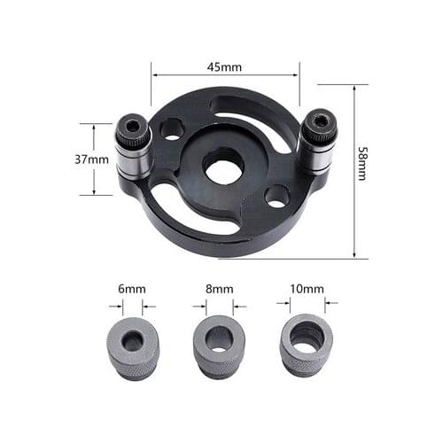 6/8/10mm Vertical Pocket Hole Jig Self Centering Dowelling Jig Hole Puncher Locator Drill Guide For Woodworking Carpentry Tools