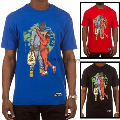 New Hustle Gang Ski Mask Luv Ss Tee 281-1202 2019 Funny Tees