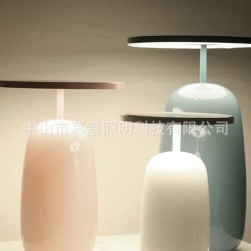 New Mushroom Umbrella Makaron table lamp Fresh Table Lamp White Pink Green Living Room Bedside Lamps