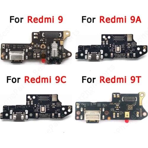 Original Charging Port For Xiaomi Redmi 9C 9T 9A 9 Charge Board Usb Connector Flex Cable Plate Pcb Dock Replacement Spare Parts