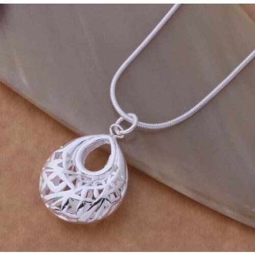 AN693 Hot sterling Necklace fashion jewelry pendant basket /hcpaptwa bhbajyia silver color