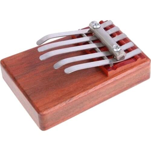 5 Key Kalimba Thumb Piano Rosewood Childrens Keyboard Musical Instrument