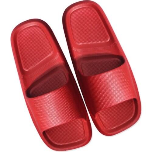 Soft-soled Couple Home Bathroom Deodorant Slippers Light And Quick-Drying Silent Indoor Solid Color Shoes Mens Sandals Slippers