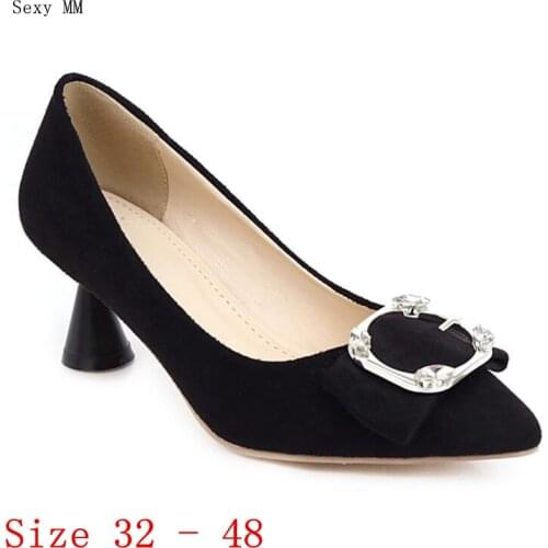 Women High Heels Pumps High Heel Shoes Stiletto Woman Shoes Kitten Heels Small Plus Size 32 33 - 40 41 42 43 44 45 46 47 48