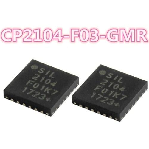 10piece/LOT CP2104-F03-GMR CP2104-F03 CP2104 2104 QFN-24 microcontroller chip New original