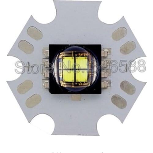 10W Cree XLamp MCE White 6500K Led Light DC3.2-4.0V 430-490LM On 20MM PCB Parallel Connection MC-E Emitter Light