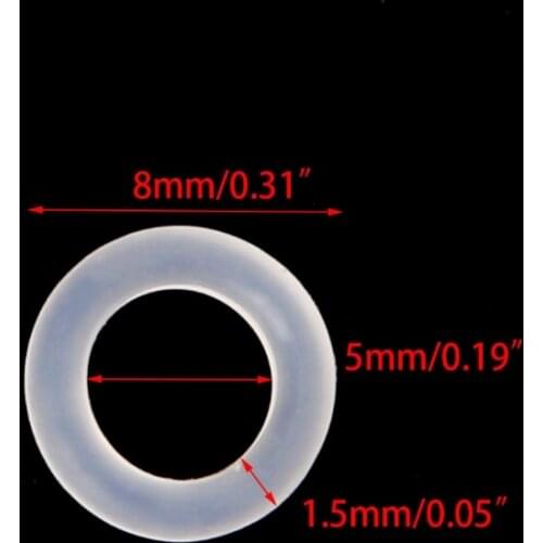 120 Pcs Keycaps Rubber O-Ring Switch Dampeners For Cherry MX Keyboard