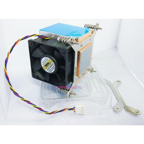 2U server active cooler industril CPU Fan Cooling Heatsink for LGA1155 1156 1150 1151 Copper plus aluminum side blown 4pin