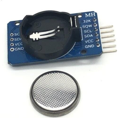 BlueRaven DS3231 AT24C32 IIC High Precision RTC Module Clock Timer Memory Module for Arduino(With Battery)
