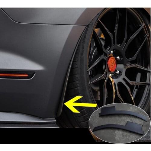 QHCP Car Mud Flaps Splash Guards Rear Wheel Mudguards Fenders Fit For Ford Mustang 2015 2016 2017 2018 2019 Exterior Accessories