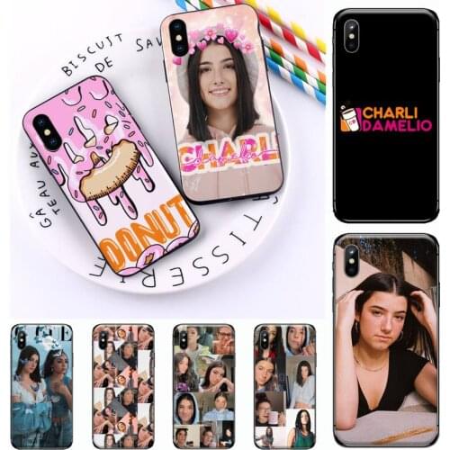 Charli Damelio famous star luxury high quality Phone Case shell for iPhone 11 12 mini pro XS MAX 8 7 6 6S Plus X 5S SE 2020 XR