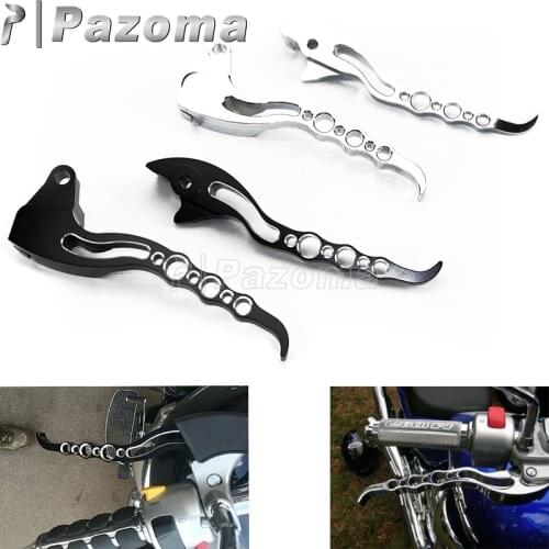 Black Chrome Motorcycle Brake Clutch Levers For Suzuki Boulevard M109R 2006-2014 2015 2016 2017 Aluminum Motorbike Clutch Levers