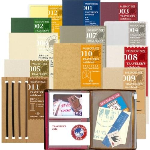 MIDORI travelers travelers bullet journal notebook passport version journaling accessories inserts inner page Sticker