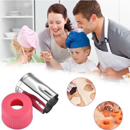 Rice Vegetable Fruit Cutter Mold 3Pcs/set Flowers Cartoon Cutter Mold Stainless Steel Cake Cookie Biscuit Cutting Shape Tools