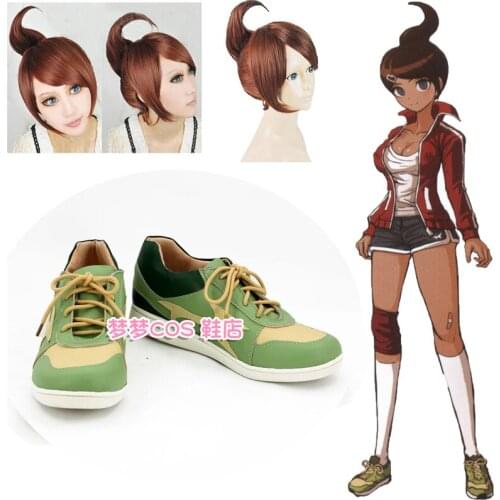 Game Dangan Ronpa Danganronpa Cosplay Aoi Asahina Cosplay Shoes Boots for female girls anime halloween party cosplay Accessories