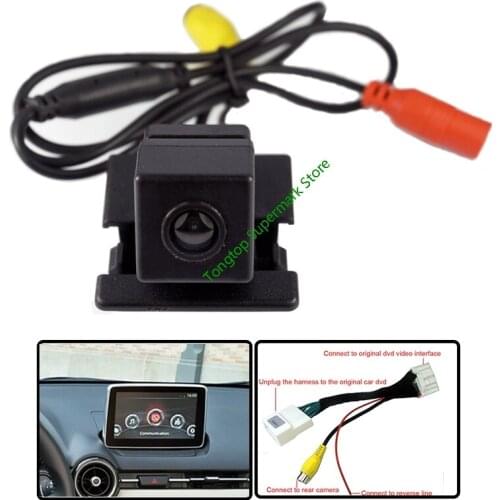 28 Pin Reverse Camera Interface For Original Screen Compatible Rear View Camera For Mazda Demio 2 Mazda2 DJ 5-Door Hatchback