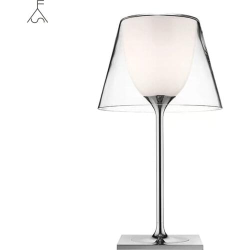 Italian Designer Table Lamp Modern Acrylic Tabled Lamps for Living Room Bedroom Study Desk Decor Light Nordc Home Bedside Lamp