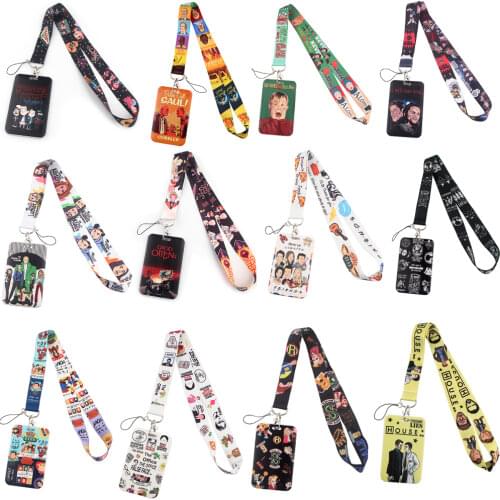 JF1035 Hot TV Show Neck Strap Lanyards Keychain Holder ID Card Passport Hanging Rope Lariat Lanyard Key Chain Friend Gifts