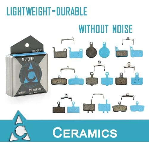 2 Pairs bicycle bike cycling disc brake Ceramic pads for SHIMANO SRAM AVID HAYES Magura Formula ZOOM