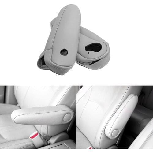 Car Microfiber Leather Driver & Passenger Side Seat Armrest Handle Cover Trim For Lexus RX 300 330 350 2003 2004 2005-2009