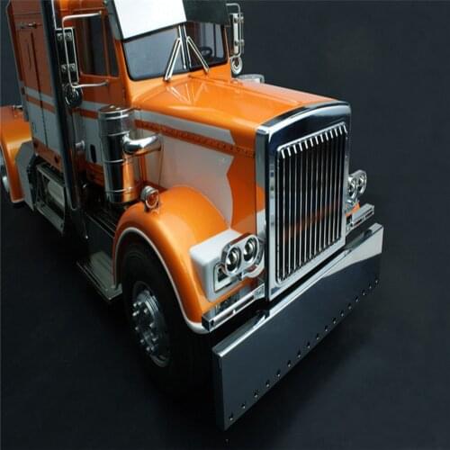 Metal Front Net Bumper Protective Bumper for 1/14 Tamiya King RC Tractor Truck RC Model Car Accessories