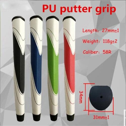Overstretches rubber inner tube PU golf putter grip color block decoration golf grip oem
