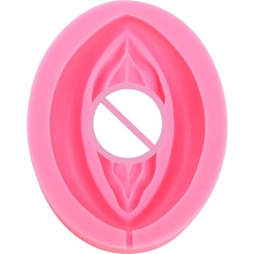 Novelty Women Genital Shape Chocolate Mould Silicone Baking Mould Fondant Cake Decoration Baking Tools