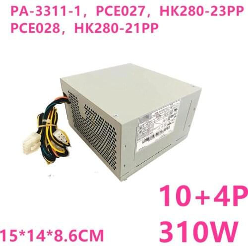 New Original PSU For Lenovo M4600 E74 M710T 8600 4095 4200 4601c 4900 10Pin 310W Power Supply PA-3311-1 PCE027 HK280-23PP PCE028