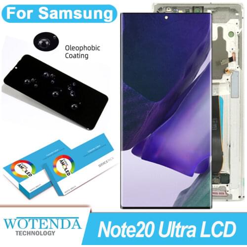 100% Original 6.9'' Display for Samsung Galaxy Note 20 Ultra N985F SM-N985F LCD Touch Screen Digitizer Repair Parts
