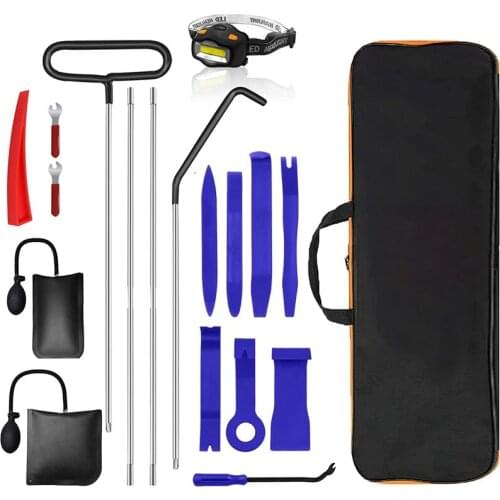 Professional Emergency Car Locking Kit,Automatic Trimming and Disassembly Tool Kit, Basic Tag Tool Kit for Vehicle Truck