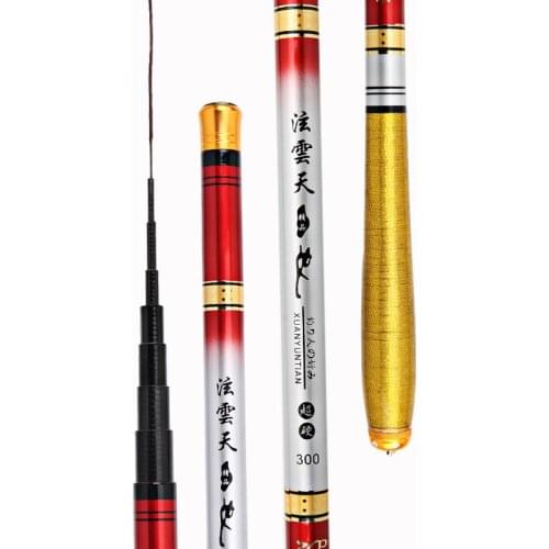 Hand Rod Super Hard Fishing Pole 2.7m 5.4m Stream Peche De Pesca Short Sections 28 Tone Carp Feeder Fishing Canne Fishing Tackle