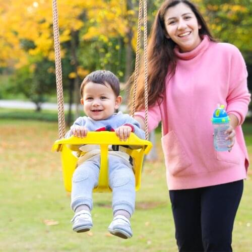 Low Back Baby Swing Arm Garden Swing Plastic Hanging Seat Outdoor Garden Swing Climbing Toy Indoor Fitness Equipment For Kid