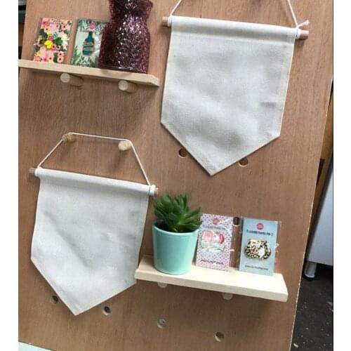 Nordic Pin Wall Display Pennant Badge Hanging Decoration Pins Buttons Lapels Collection Canvas Bunting Banner Kids Room Ornament