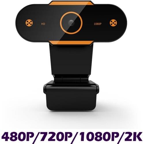 K27 HD1080p USB Computer Camera With Microphone 2K Driver-free Webcast Webcam Built-in Microphone Plug And Play Dropshipping