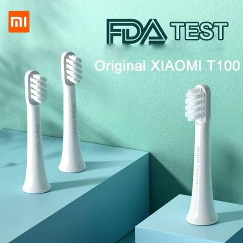 Xiaomi Original T100 Toothbrush Replacement Teeth Brush Heads Mijia T100 Electric Oral Deep Cleaning sonicare Toothbrush Heads