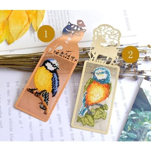 Birds Bookmark Princess DIY Craft Stich Set Cross Stitch Needlework Embroidery Crafts Counted Cross-Stitching Kit