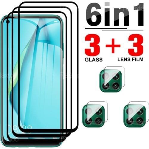 6 in 1 Camera Protector Glass For Huawei Nova 7 6 5 3 4e Pro Se 7i 5y 5z 3i 7Se E Z Safety HD Protective Full Cover Screen Film