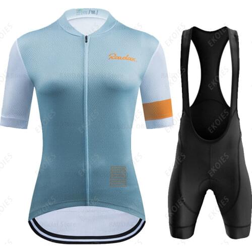 2021 Womens Cycling Jersey Set New Summer Fashion Girl Cycling Clothing Short Sleeve Bike Wear MTB Maillot Ropa Ciclismo Mujer