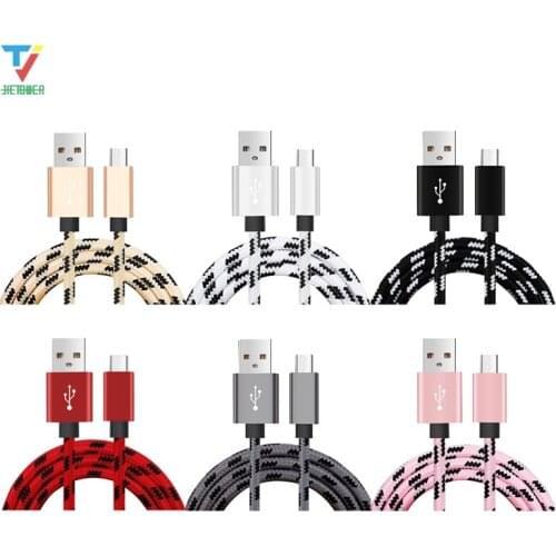 100pcs/lot 2A Fast Charging Micro USB/Type-C/8pin Cable for Android Mobile Phone Data Sync Charger Cable For Smart Phones cheap