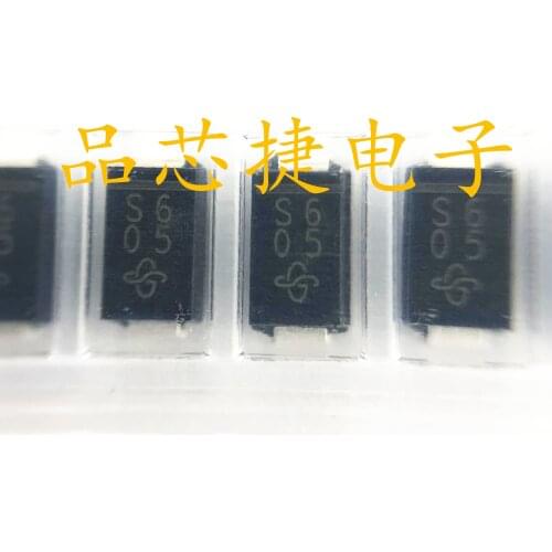 5/PCS NEW SS16-E3/61T Silk Screen S6 SMA DO-214AC 60V 1A MHz Diode Brand New & Original