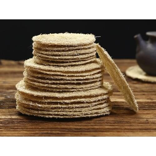 6 paquetes de esponja Copa estera para tetera Durable 100% Natural cocina montaña Retro respetuoso del medio ambiente Teaware