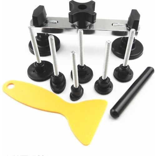9Pcs Car Dent Repair Tools Paintless Dent/Pit Removal Tool Aluminum alloy frame Bridge Puller