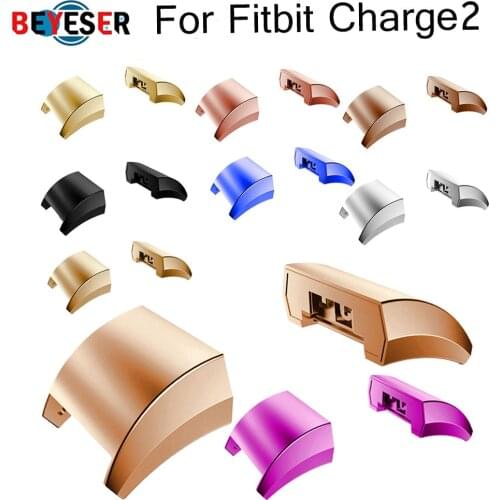 Stainless Steel Adapter Connector For Fitbit Charge 2 Watch Band Strap Connectors Bracelet for Fitbit Charge2 watch Accessories