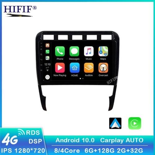Carplay 2DIN Android 10 Car Radio For Porsche Cayenne 2002-2010 WIFI GPS Navigation FM Bluetooth Car Multimedia Player Head Unit