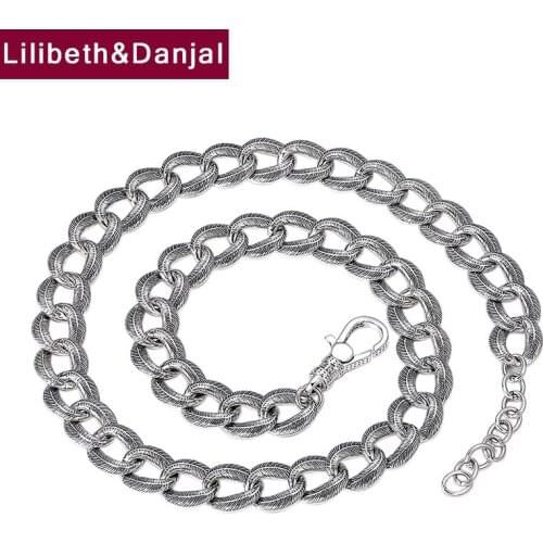 Feather Tanks Chain Pure 925 Sterling Silver Undefined 12mm Thick Necklace Pendant Jewelry For Men Dropshipping Center 2020 N04