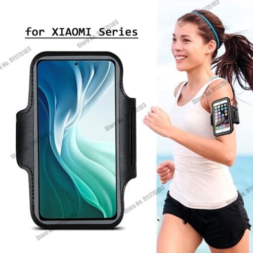 Gym Sport Running Arm band Phone Pouch for Xiaomi Mi 11i 10i 11X Pro 11 Lite POCO X3 Pro nfx m3 Redmi Note 10 Pro Max Phone Bag
