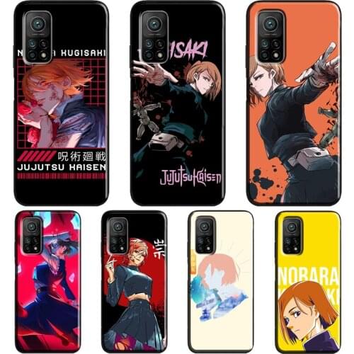 Nobara Kugisaki Jujutsu Kaisen Manga Case For Xiaomi Mi 11 Ultra 9 10 Lite Mi 10T Pro Note 10 Lite Cover For POCO X3 Pro M3 F3