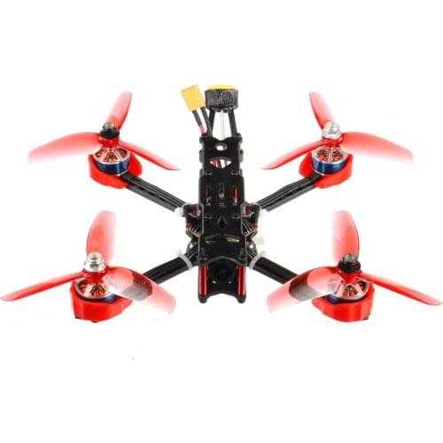 F4 X1 175mm FPV 2-6S Quadcopter BNF Frsky Version GHF411AIO Flight Controll 2500KV Ratel 1200TVL FPV Camera Supra-VTX FD800 RX
