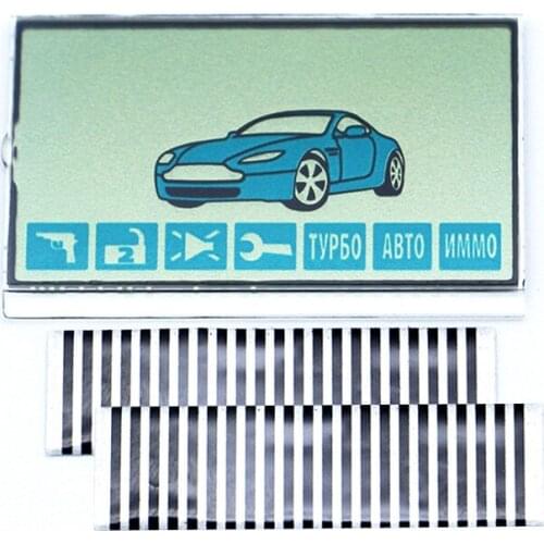 10 PCS/lot A61 LCD display flexible cable for StarLine A61 Car Alarm Remote Control Zebra Paper Stripes