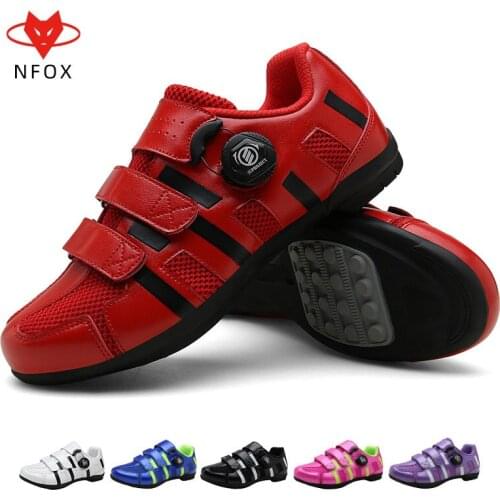 Mtb mountain bicycle men women mountainbike Synthetic Rubber Breathable Waterproof Lockless cycling shoes blue Pink Violet white